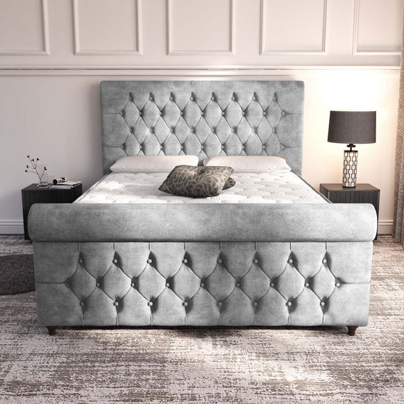 Melbourne Upholstered Ottoman Bed - Armour Coniston