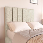 Milan Kids Upholstered Ottoman Bed - Cream Chenille