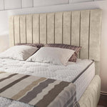 Milan Upholstered Bed - Almond Coniston