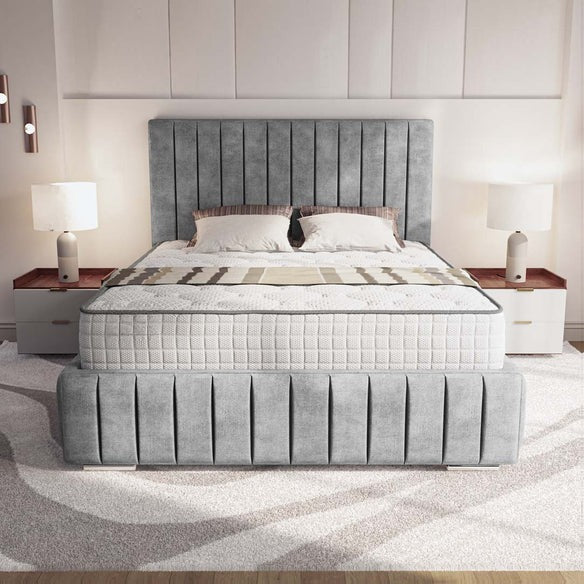 Milan Upholstered Bed - Armour Coniston