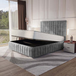 Milan Upholstered Ottoman Bed - Armour Coniston
