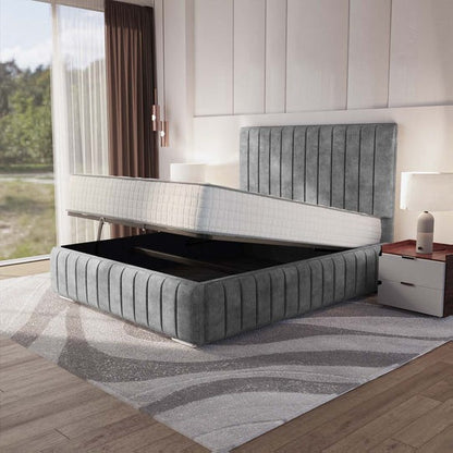 Milan Upholstered Ottoman Bed - Armour Coniston