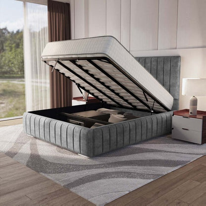 Milan Upholstered Ottoman Bed - Armour Coniston