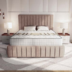 Milan Upholstered Ottoman Bed - Mauve Naples