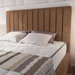 Milan Upholstered Ottoman Bed - Mink Naples