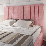 Milan Upholstered Ottoman Bed - Pink Coniston