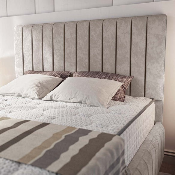 Milan Upholstered Ottoman Bed - Seal Grey Naples
