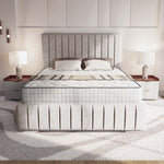 Milan Upholstered Ottoman Bed - Seal Grey Naples