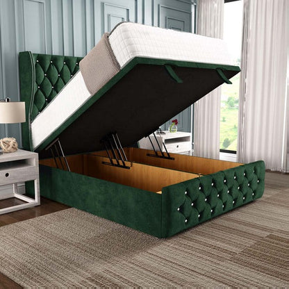 Monaco Ottoman Divan Bed - Emerald Coniston