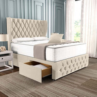 Cream Plush Velvet