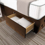 Monaco Wingback Divan Bed - Mocca Plush Velvet