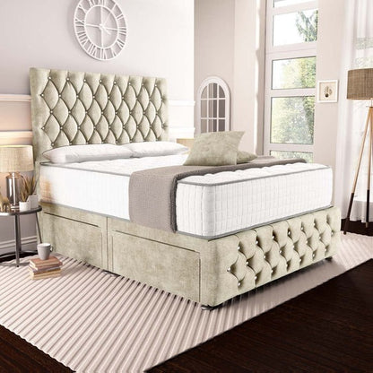 Moscow Divan Bed - Almond Coniston