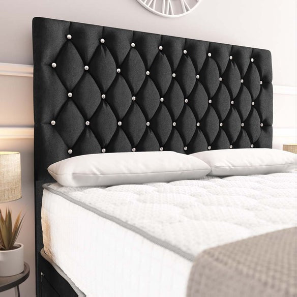 Moscow Divan Bed - Black Naples