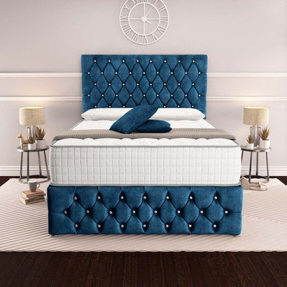 Moscow Divan Bed - Blue Coniston