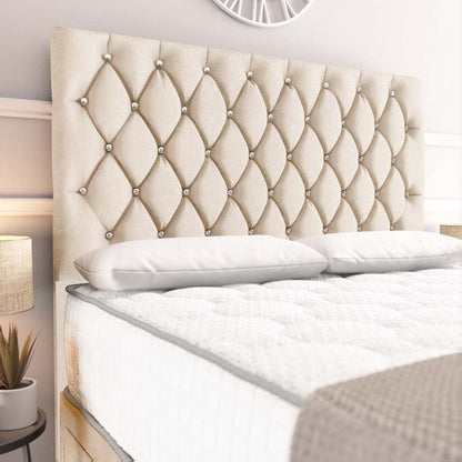 Moscow Divan Bed - Cream Naples