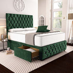 Moscow Divan Bed - Emerald Coniston