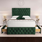 Moscow Divan Bed - Emerald Coniston