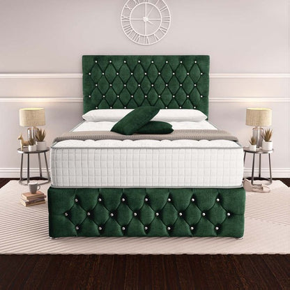 Moscow Divan Bed - Emerald Coniston