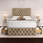Moscow Divan Bed - Mink Coniston