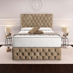 Moscow Divan Bed - Mink Coniston