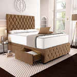Moscow Divan Bed - Mink Naples