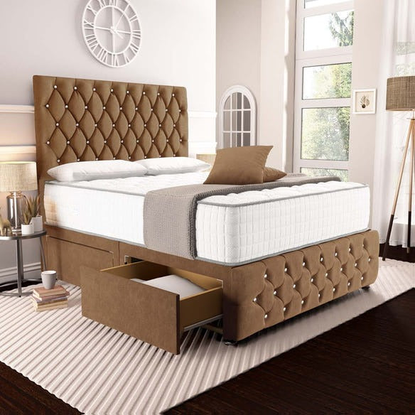 Moscow Divan Bed - Mink Naples