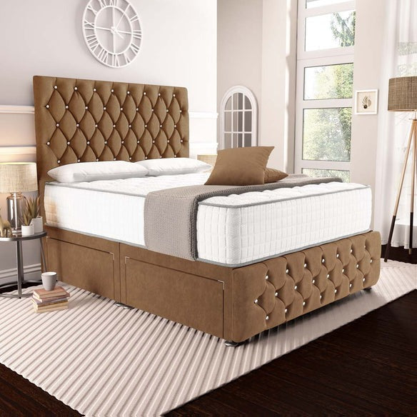 Moscow Divan Bed - Mink Naples