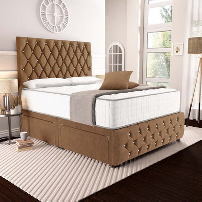Moscow Divan Bed - Mink Naples