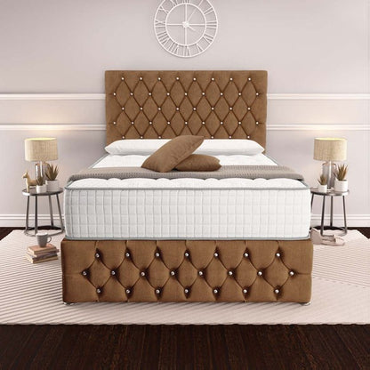 Moscow Divan Bed - Mink Naples