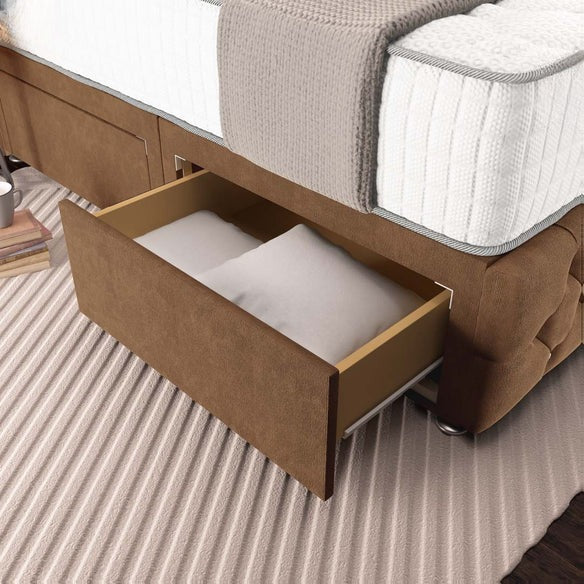 Moscow Divan Bed - Mink Naples