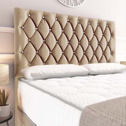 Moscow Divan Bed - Mink Plush Velvet