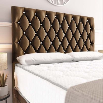 Moscow Divan Bed - Mocca Plush Velvet