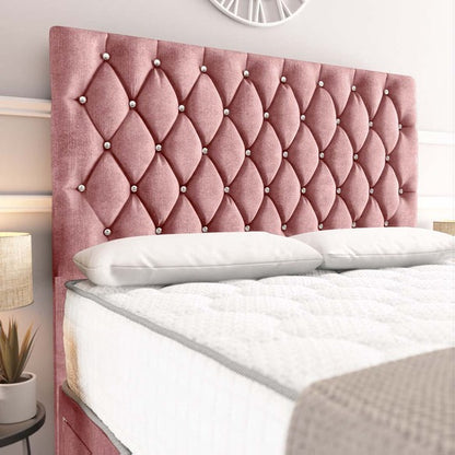Moscow Divan Bed - Pink Coniston