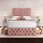 Moscow Divan Bed - Pink Coniston