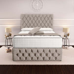 Moscow Divan Bed - Seal Grey Naples