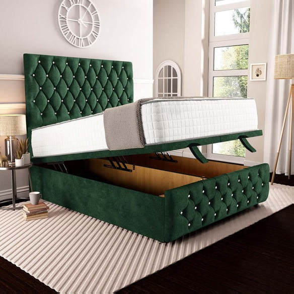 Moscow Ottoman Divan Bed - Emerald Coniston