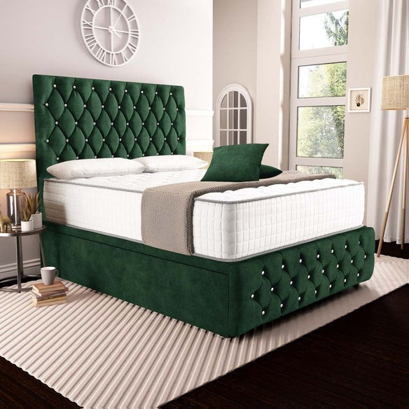 Moscow Ottoman Divan Bed - Emerald Coniston