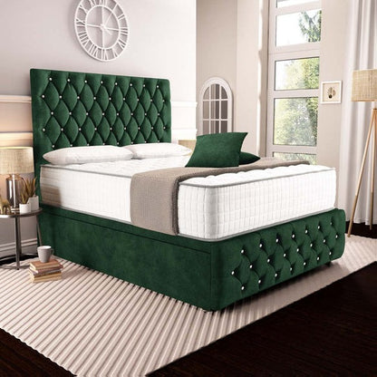 Moscow Ottoman Divan Bed - Emerald Coniston