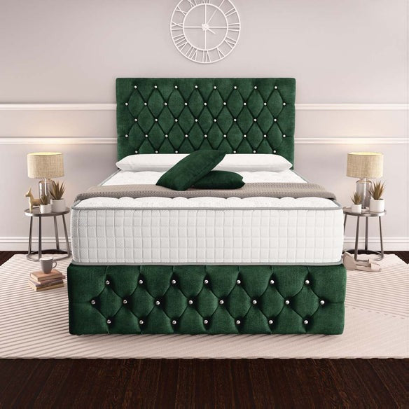 Moscow Ottoman Divan Bed - Emerald Coniston