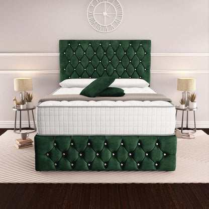 Moscow Ottoman Divan Bed - Emerald Coniston