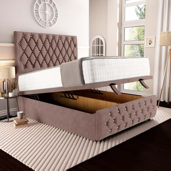 Moscow Ottoman Divan Bed - Mauve Naples