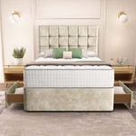 Oslo Divan Bed - Almond Coniston