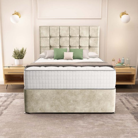 Oslo Divan Bed - Almond Coniston
