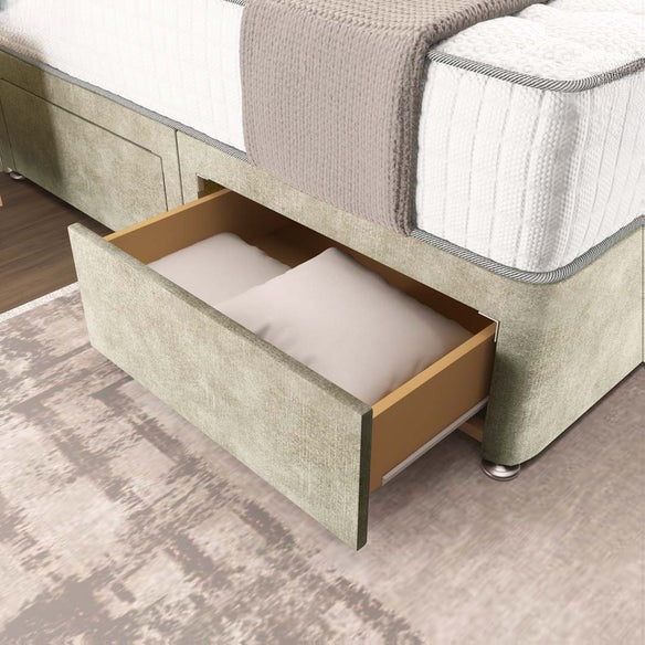 Oslo Divan Bed - Almond Coniston
