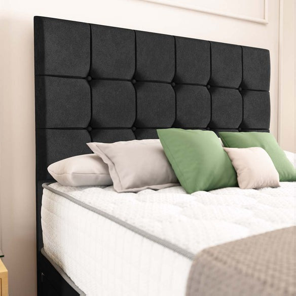 Oslo Divan Bed - Black Naples