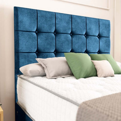 Oslo Divan Bed - Blue Coniston