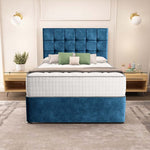 Oslo Divan Bed - Blue Coniston