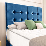 Oslo Divan Bed - Blue Plush Velvet