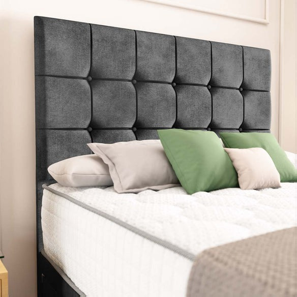 Oslo Divan Bed - Charcoal Coniston