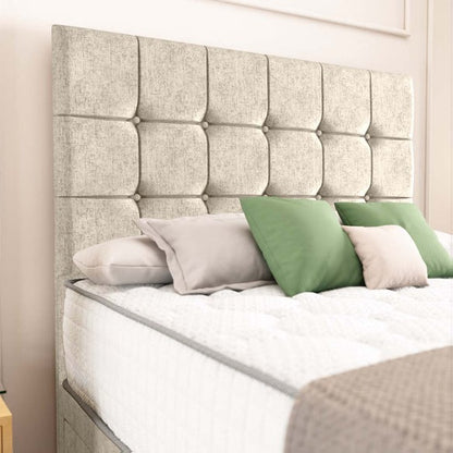 Oslo Divan Bed - Cream Chenille